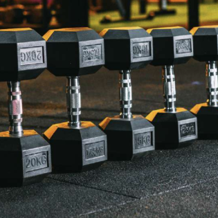 Dumbbell EVO Cromado Vulcanizado 20kg