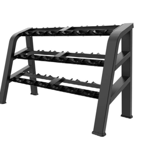 Suporte Estante -3 níveis - 6 pares de Dumbell Redondo
