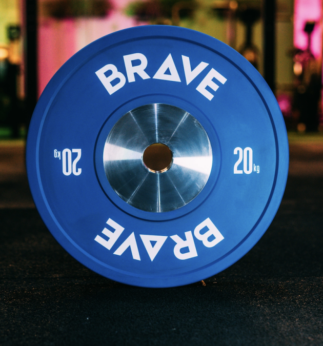 Anilha Olímpica BRAVE - COMPETITION 20kg AZUL