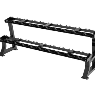 Suporte de Dumbbells - Estante - 10 pares - Hard Plate Loaded