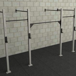 Wall Rack 2 - 60x60 Colorido - 4 Colunas baixas 2,75 - 2 posições Squat
