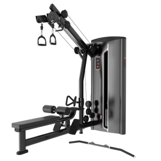 Puxada Alta Dupla Uniltateral e Remada Baixa Single - TechBrave