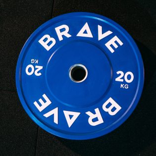Anilha Collor Bumper 2.0 - 20kg Azul
