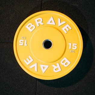 Anilha Collor Bumper 2.0 - 15kg Amarelo