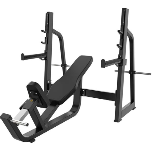 Banco de Supino Inclinado para Barra de Peso Livre - Square Brave