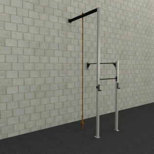 Elite Rack 1 - 60x60 Colorido - 1 colunas alta 4,50 - 1 colunas baixa 2,75 - 1 posição Squat