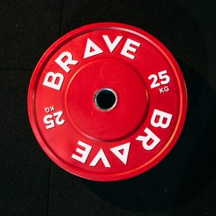 Anilha Collor Bumper 2.0 - 25kg Vermelha