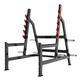 Squat Rack com Suportes - Hard Plate Loaded