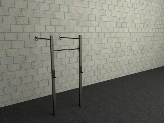 Wall Rack Single - 60x60 Colorido - 2 Colunas baixas 2,75 - 1 posição Squat