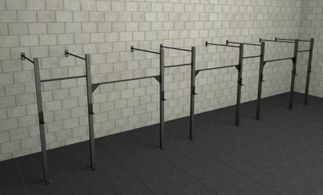 Wall Rack 7 - 60x60 Colorido - 14 Colunas baixas 2,75 - 7 posições Squat